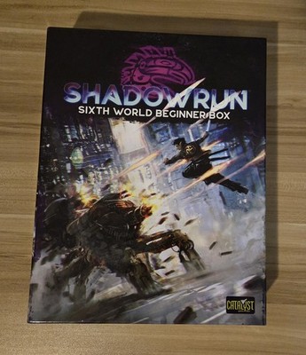Shadowrun: Sixth World Beginner Box Roleplaying Game New!