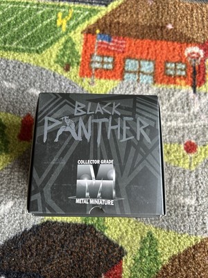 BLACK PANTHER FACTORY ENTERTAINMENT 2017 SDCC METAL MINIATURE FIGURE STATUE LTD