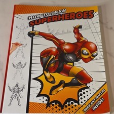 SketchPert Press How to Draw Superheroes Drawing/Sketching Instruction Book
