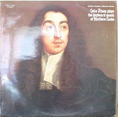 COLIN TILNEY PLAYS THE KEYBOARD MUSIC OF MATTHEW LOCKE-M1970LP UK IMPORT