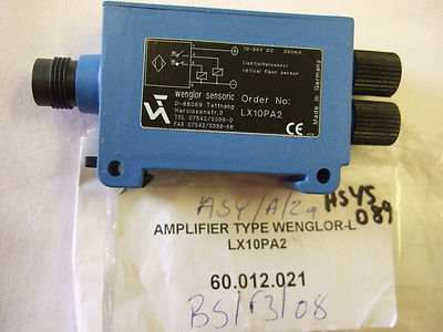 Wenglor SENSORISCHE OPTISCHE FASER SENSOR VERSTÄRKER LX10PA2 ASYS089