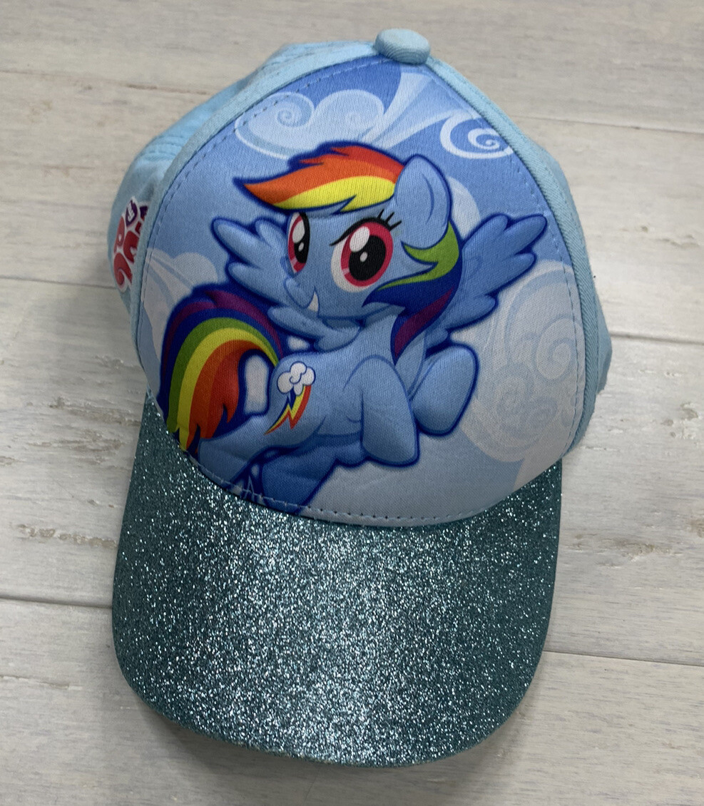 Cappello My Little Pony Cappello Bambino Baseball Snapback Blu Bianco Cruscotto Arcobaleno 2016