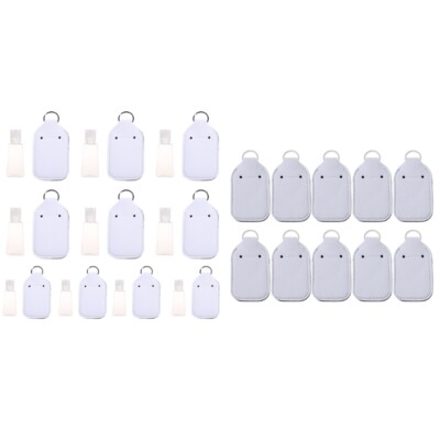 10Pcs Refillable Hand Bottles with for Key Empty Container Carrie