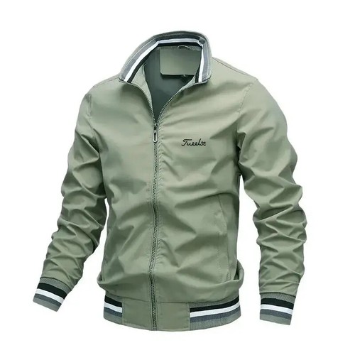 Giacca Golf 2025 Ricamo Marca Logo Abbigliamento Uomo Autunno Casual Sport - Foto 5 di 29
