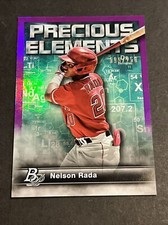 2023 Bowman Platinum Precious Elements Purple Nelson Rada 099/250 P0542