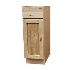 Natural Shaker Style Base Cabinet 15" wide