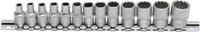 "Bgs SteckschlüSsel-Einsatz-Satz ZwöLfkant | 6,3 Mm (1/4\") | Sw 4 - 14 Mm | 13-Tl"