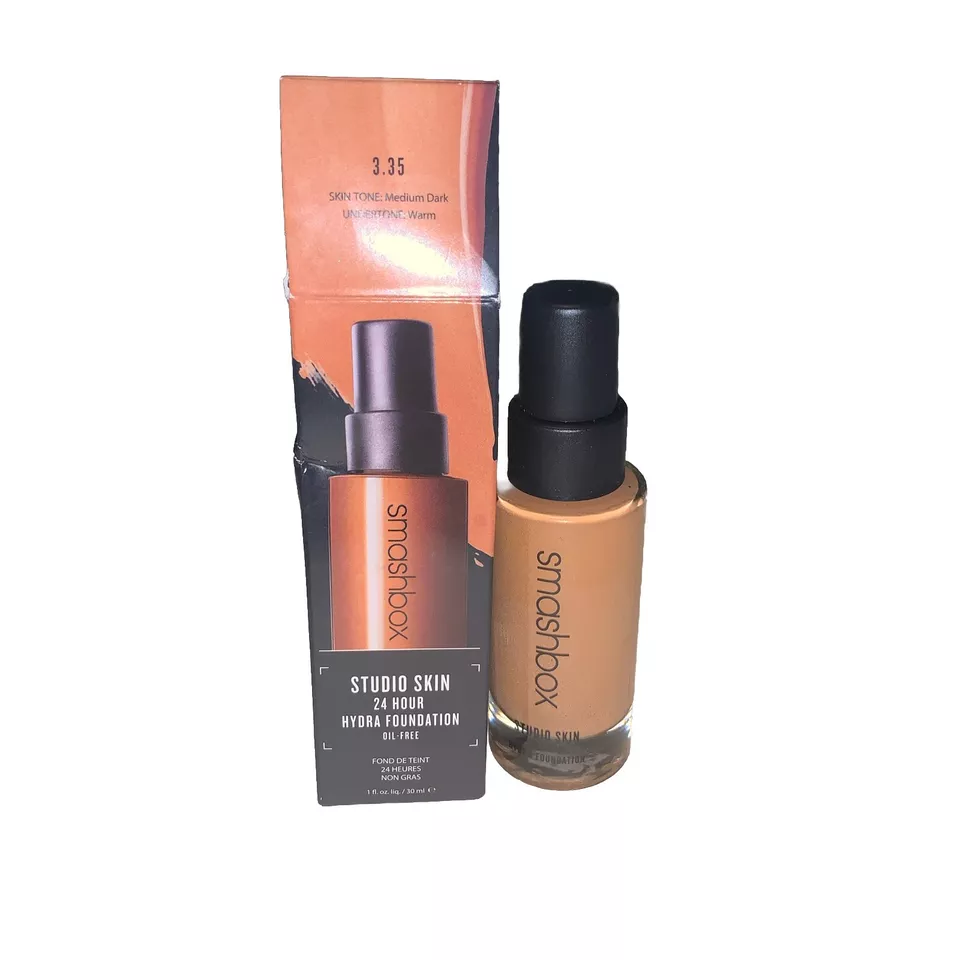Smashbox Studio Skin 24 Hour Wear Hydrating Foundation- 3.35 -New,Boxed - Image 3 of 3