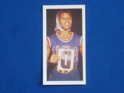 Brooke Bond Teekarte, Olympische Größen Nr. 5 WILMA RUDOLPH.
