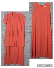 Darlene's Bridal Mother Of The Bride Vintage Peach Dress 1980s