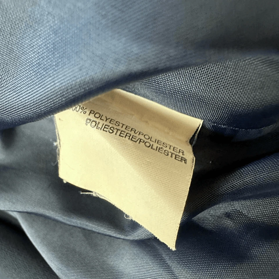 Chaqueta Blazer Tribal Para Mujer 8 Gran Tamaño Botón Único Azul Marino Oficina Academia Foto 4 de 4