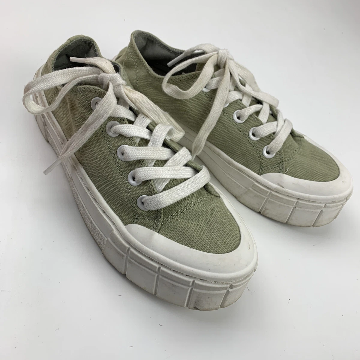 Green platform best sale sneakers
