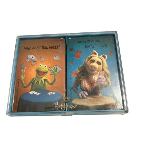 Hallmark Muppets Jim Henson Bridge Playing Cards Vintage 80’s