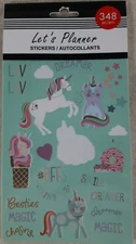 NEW Lets Planner Stickers 348 Pieces