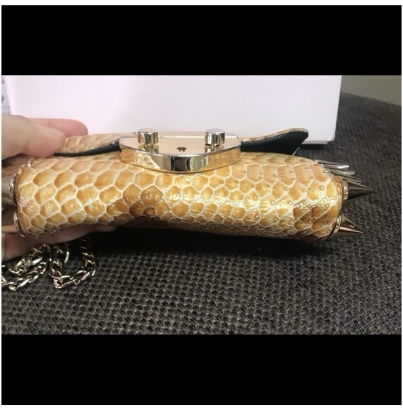 Ventidue Python Mini Bag With Violent Pyramid Stu… - image 6