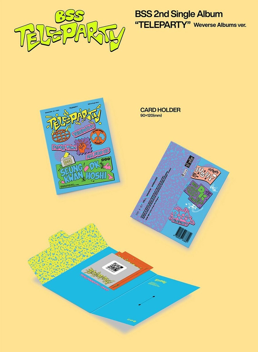 SEVENTEEN BSS [TELEPARTY] 2nd Single Album WEVERSE Ver/QR Card+2