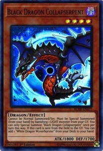 Black Dragon Collapserpent - BLHR-EN077 - Ultra Rare - 1st Edition x3 - Near Min