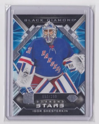 2022-23 UD BLACK DIAMOND, DIAMOND STARS 52/299 IGOR SHESTERKIN #BDS-IS RANGERS