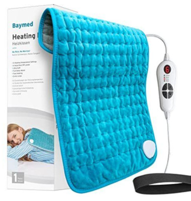 Electric Dry/Moist Heating Pad, Machine Washable, 12*24 Inch Size