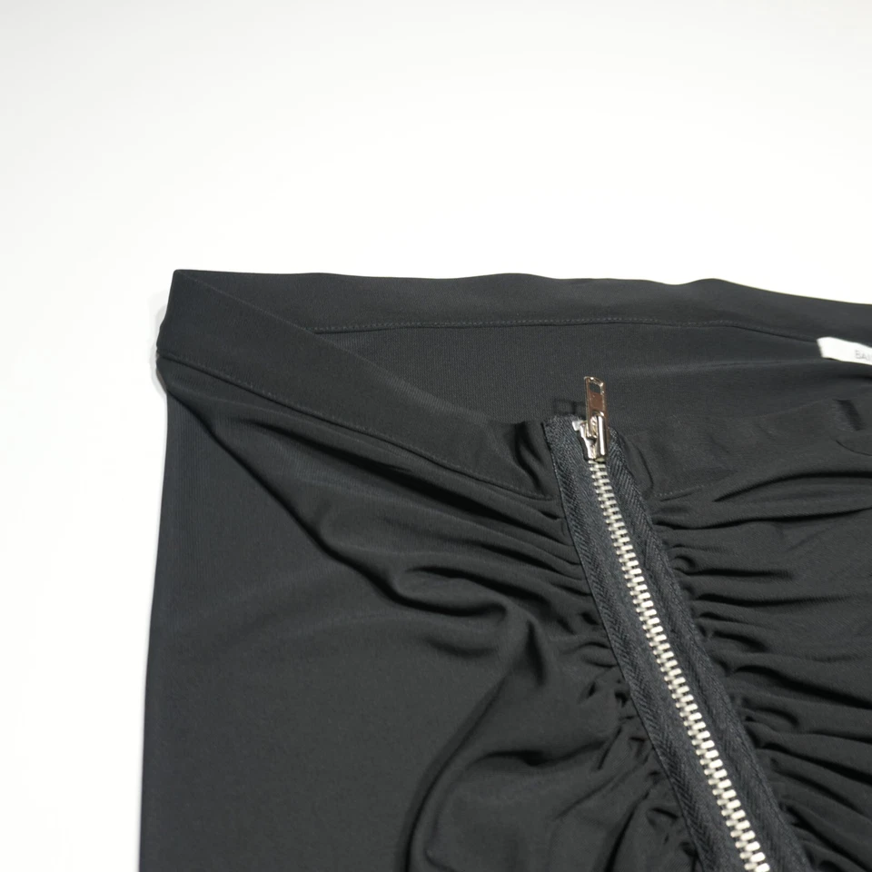 Falda Bailey 44 Talla Grande Acanalada Bodycon Asimétrica Noche Fiesta Cóctel Foto 2 de 4