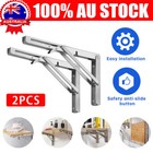 <!--F#f_0-->2x Stainless Steel Folding Table Bracket 8-20