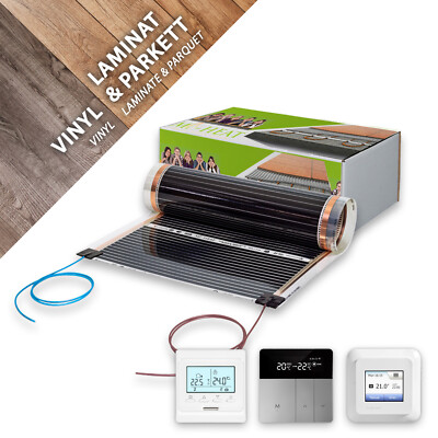 Carbon Infrared Folienheizung Electric Heating Parquet Laminate Vinyl