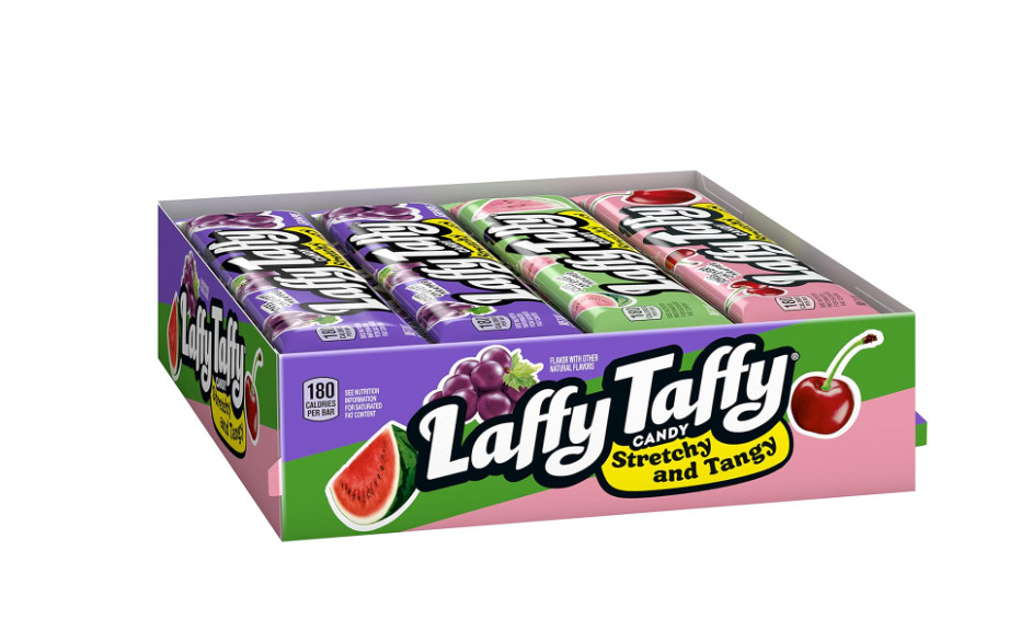 Коробка с тарталетками Laffy Stretchy - Tangy, упаковка по 1,5 унции (в упаковке 24 штуки)