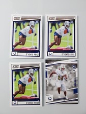2022 Panini Score Football #339 D'VONTE PRICE + 2022 Prestige #344 Rookie RC