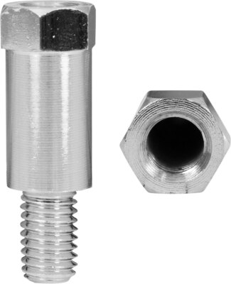 Adapter 8 mm Innengewinde auf 8 mm Außengewinde