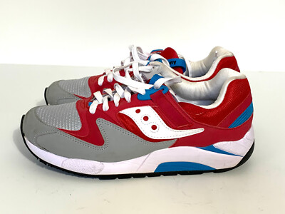 Saucony Grid 9000 Red Sneaker Size 8.5