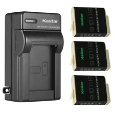 Wall Charger & 3 battery for Gopro HERO12 Black HERO11 HERO10 HERO9 ADBAT-001