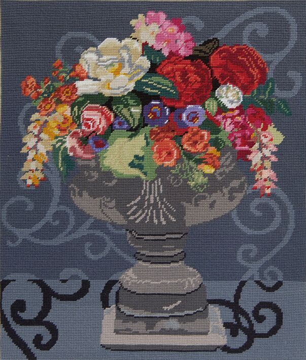 DMC Preprinted Canvas Tapestry - Abundant Bouquet