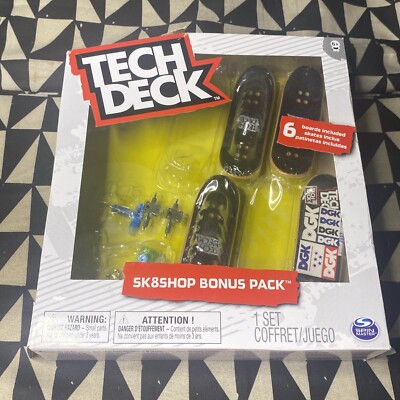 Tech Deck SK8SHOP Bonus Pack Finger Skate Boards Open Box Not Complete
