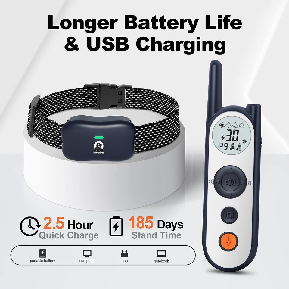 Wireless Dog Fence System with Training Remote,25FT to 3500FT Electric