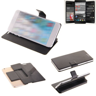 Handy-Hülle für Silent Circle Blackphone 2 Flip-Cover Case Schutzhülle schwar