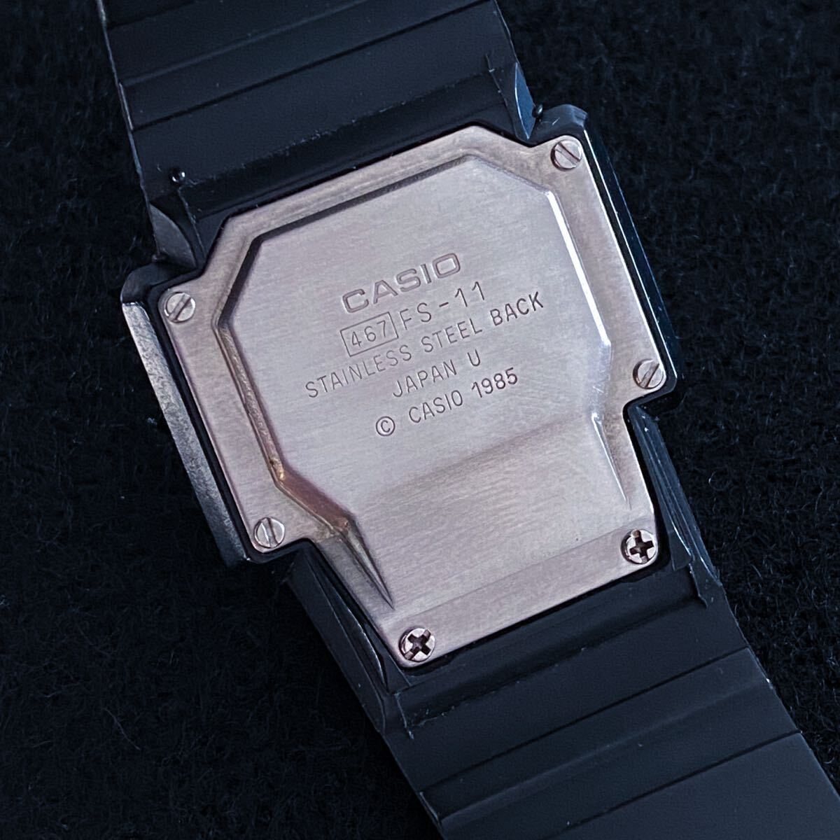 W1870/カシオ/FS-11/超薄型/ヴィンテージ/クオーツ/腕時計/動作品 Casio FS-11 Vintage Ultra-Thin Quartz Watch Working Rare