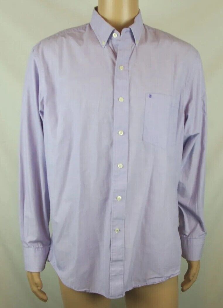 Izod Solid Lavender Long Sleeve Button Down Shirt… - image 10
