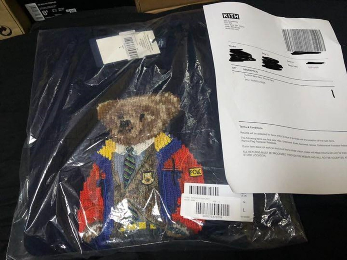 Polo Ralph Lauren Polo Bear Knit Sweater Kith Size L | eBay 