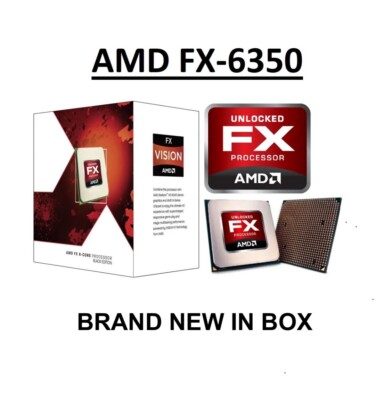 AMD FX 6350 Black Edition ''Vishera'' 6 Core, AM3+, Takt 3,9 - 4,2 GHz CPU 