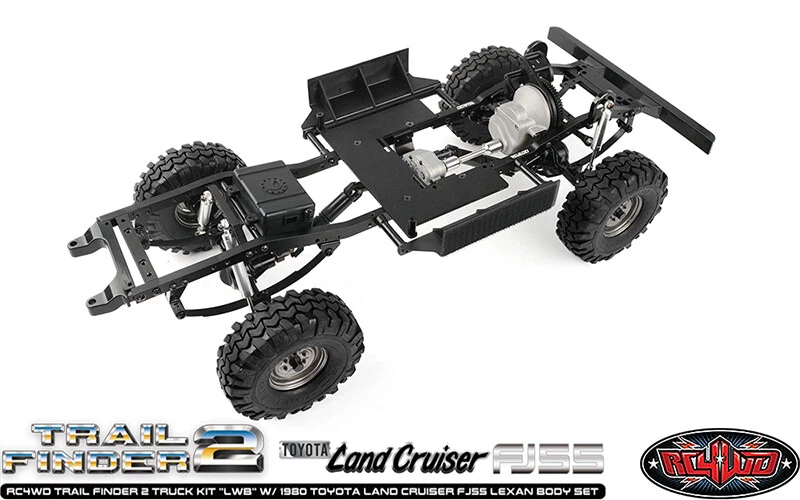 RC4WD Trail Finder 2 Truck Kit "LWB" w/ 80 Toyota Land Cruiser FJ55 Body Z-K0068 - Image 3 of 4