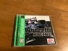 Andretti Racing Sony Playstation 1 1996 PS1 Complete Tested free shipping