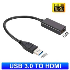 HD USB 3.0 to HDMI-Compatible USB Converter for PC Laptop Projector HDMI Adapter