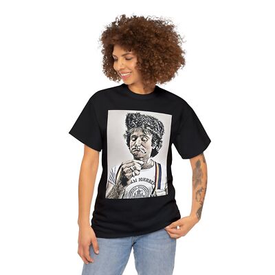 Robin Williams Graphic Print Short Sleeve Crew Neck Unisex Heavy