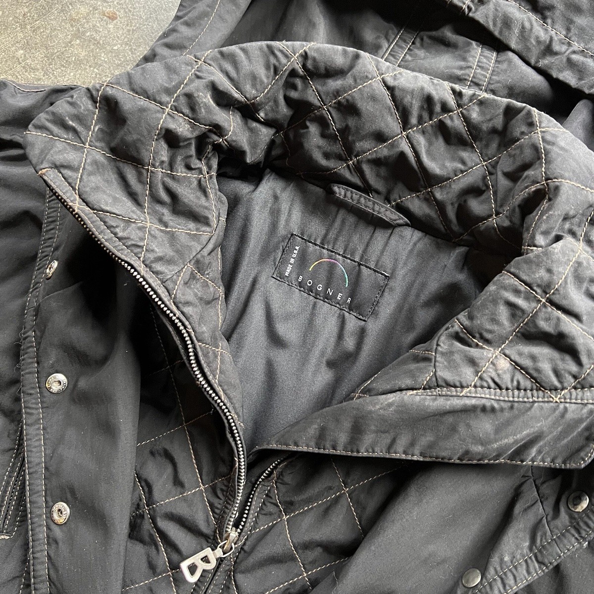 ボグナー スキーウェア HUGH JACKET 3402-4858-006 Bogner Ski Full Zip Hooded Jacket embroidery Thick Insulated