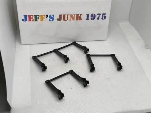 GI Joe Hasbro 3.75 Headquarters v2  1992 black railing part lot of 3
