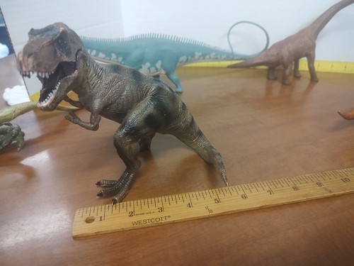 5 Plastic Dinosaurs, T-Rex. Diplodocus - Picture 4 of 9