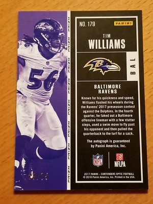 2017 Panini Contenders Optic - Rookie Ticket Autograph Tim