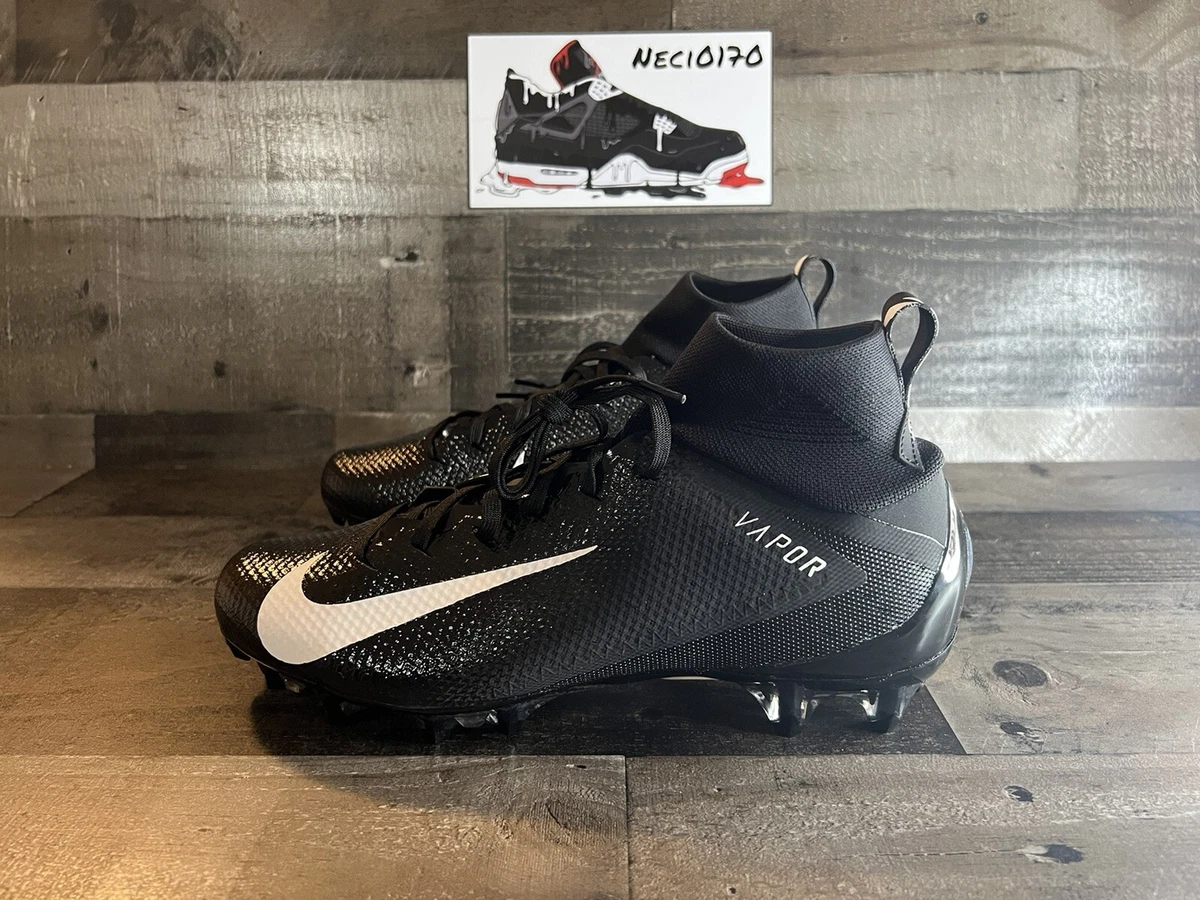 Nike Vapor Untouchable Pro 3 Football Cleats Size 10 Wide Black
