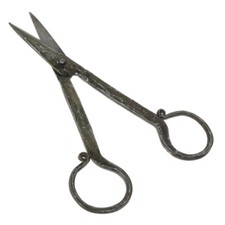 Mittelalter Gelenkschere 19cm gro&szlig; - geschmiedete Schere Eisen medieval scissors