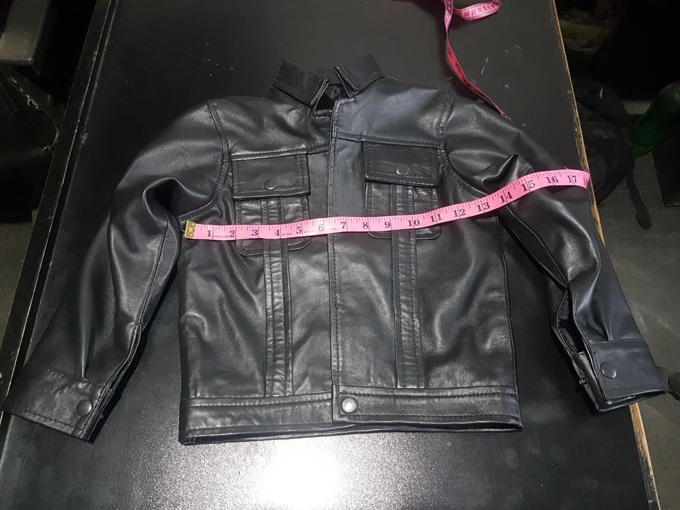 Elvis Presley 1968 Comeback 特殊羊皮黑色皮革西装男孩款 — 第 4/4 张图片